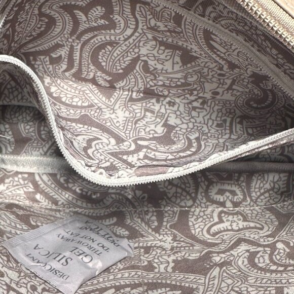 Bella Russo Crossbody/Shoulder Bag with Chain Strap Elegant Mauve Colors NWT - Picture 2 of 16